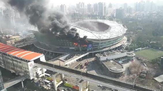 從上海虹口足球場火災事故引發對臨汾鋼結構建筑防火的深思