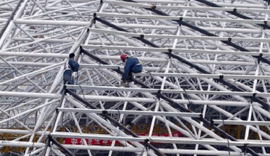 一起來了解網架結構的施工方法